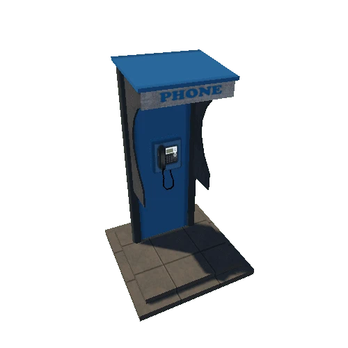 phone booth night